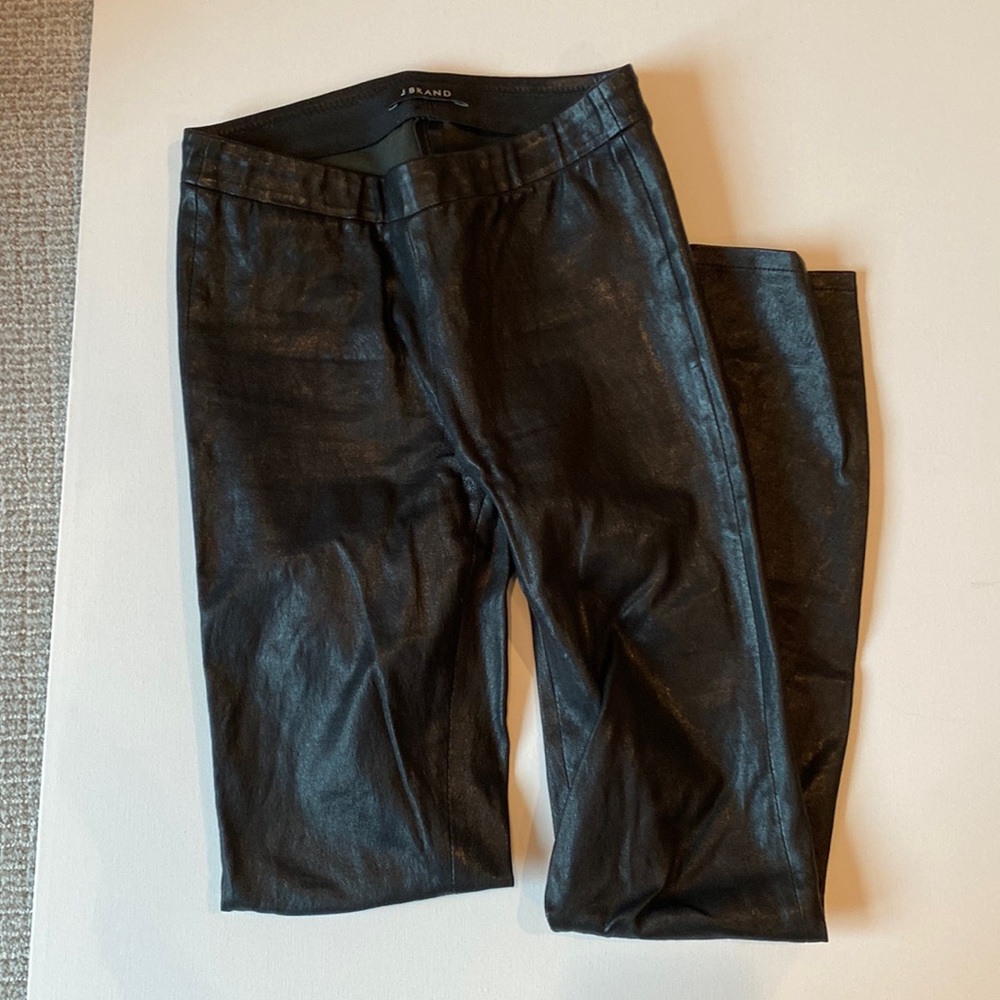 j brand leather jeggings